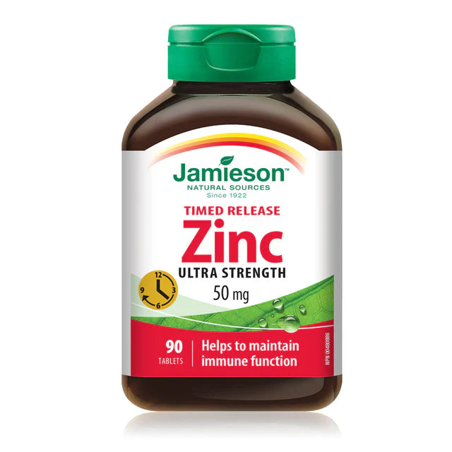 Complement Alimentaire Jamieson Zinc 25 mg extra fort 90 capsules