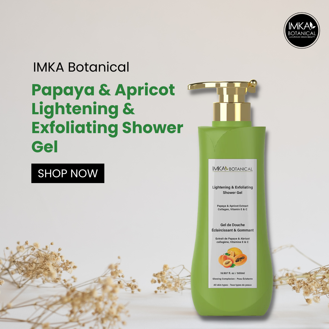 IMKA Botanical Gel douche éclaircissant et exfoliant à la papaye et à l'abricot
