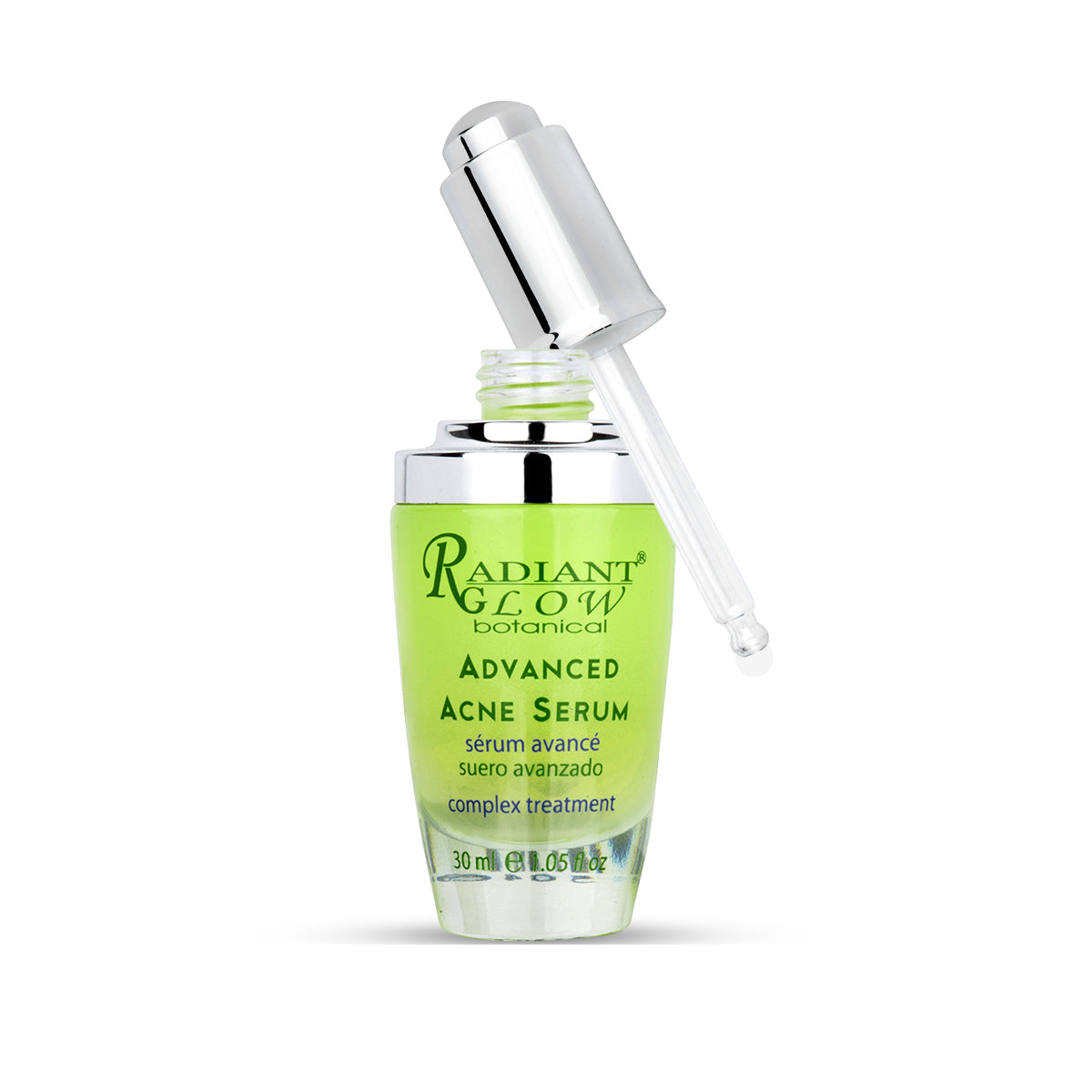RADIANT GLOW BOTANICAL ADVANCED ACNE SERUM. Clarify and Calm acne-prone skin - Hydrate & Fresh feeling fresh