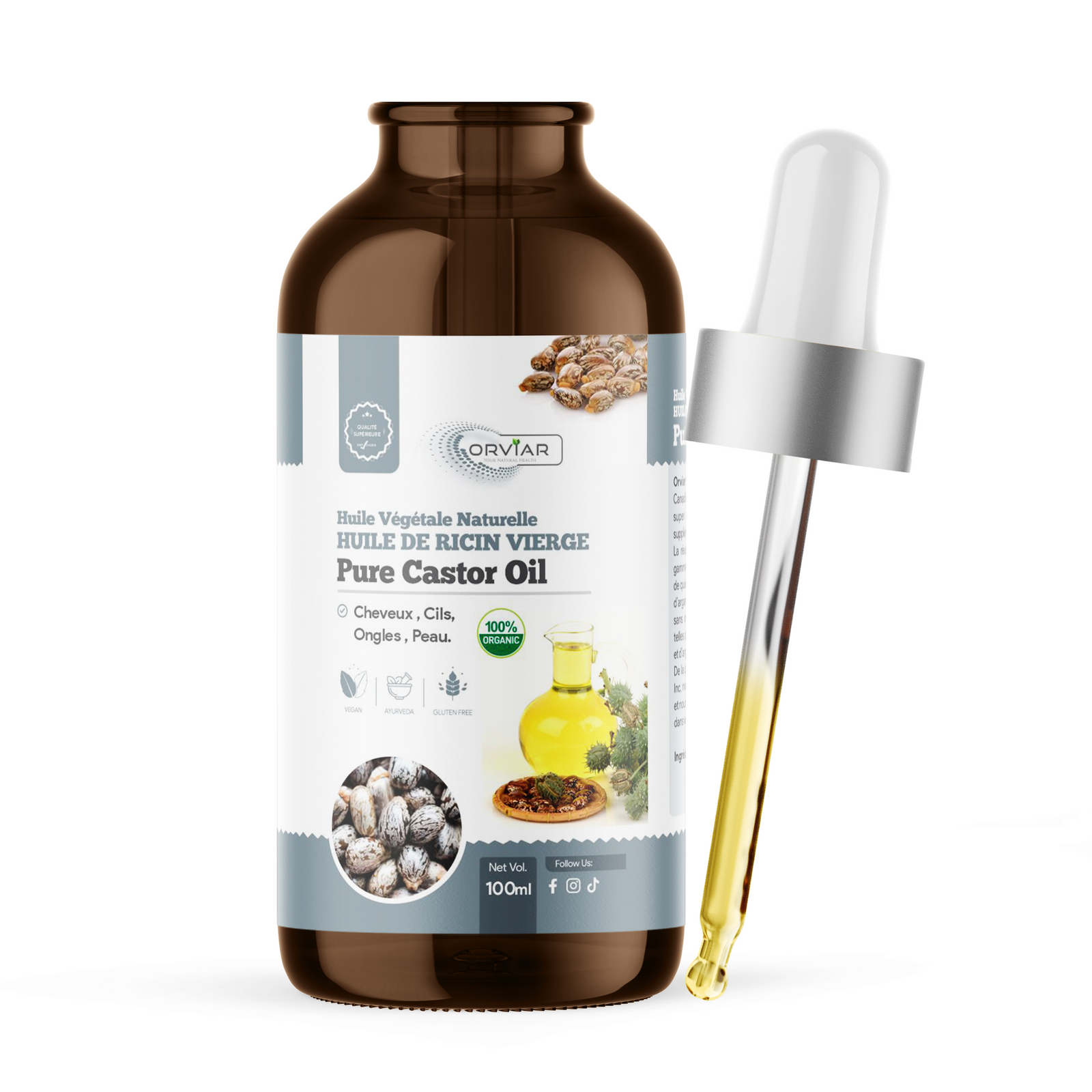 Huile de RICIN vierge 100 ml