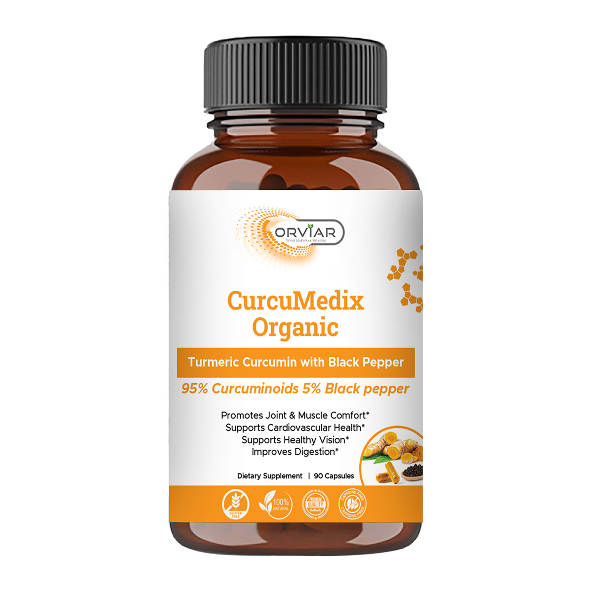 Curcuma Bio - Organic Turmeric Dosage 900 mg  - Cameroun Ebotanique