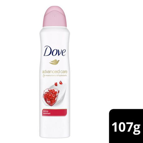 Dove - Déodorant + vaporisateur sec antisudorifique, 107 g