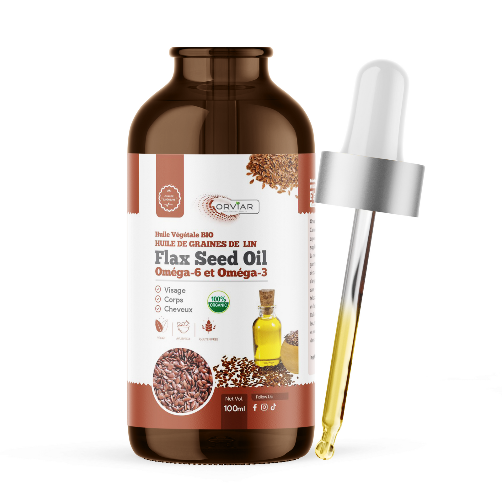 Huile de graines de lin