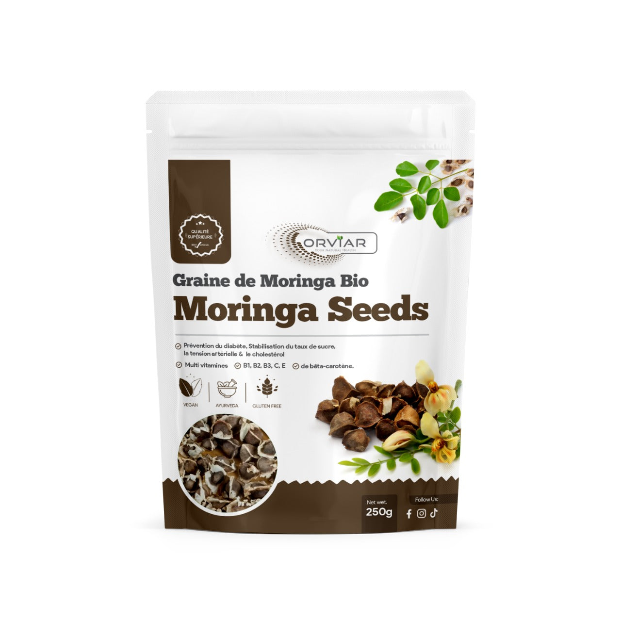 Graine de Moringa BIO 125 gr -