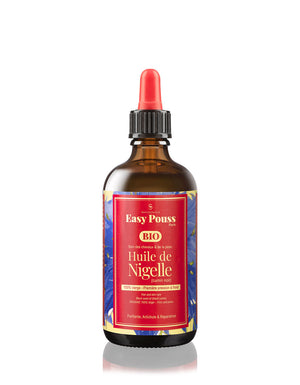 Easy Pouss, Huile de Nigelle Bio Easy Pouss | Oméga 3 6 9 pour les cheveux