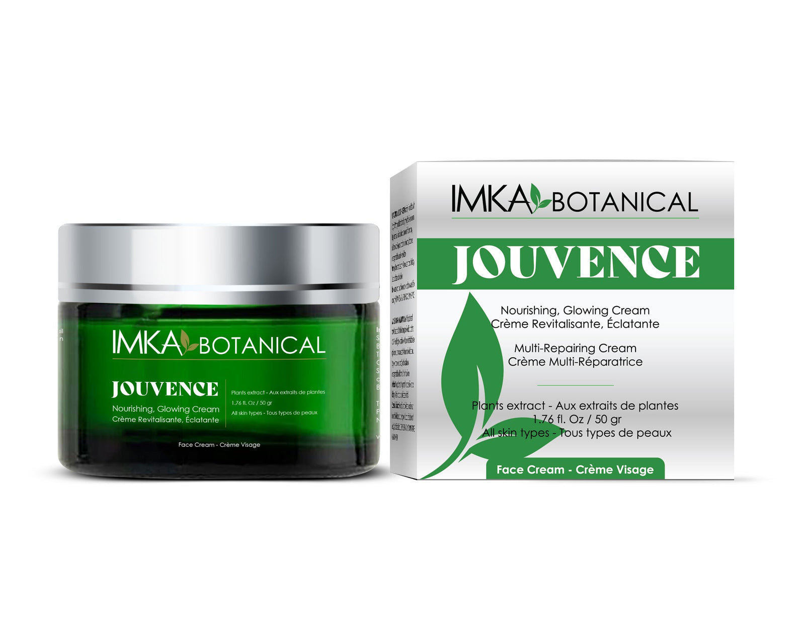 IMKA Botanical CREME VISAGE  JOUVENCE Anti-Âge &  Éclat de beauté 50g