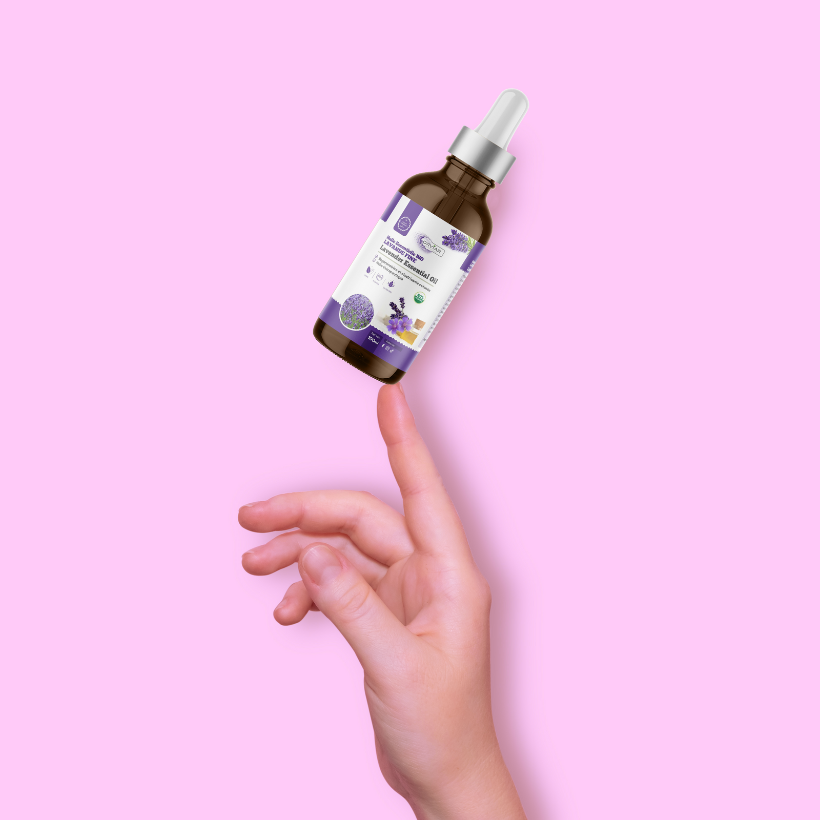 Huile essentielle de lavande Bio - 100 ml