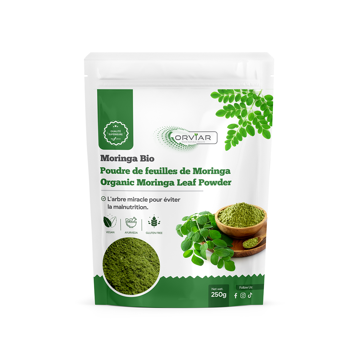 Poudre de feuille de Moringa -  Ebotanique | Cameroun 