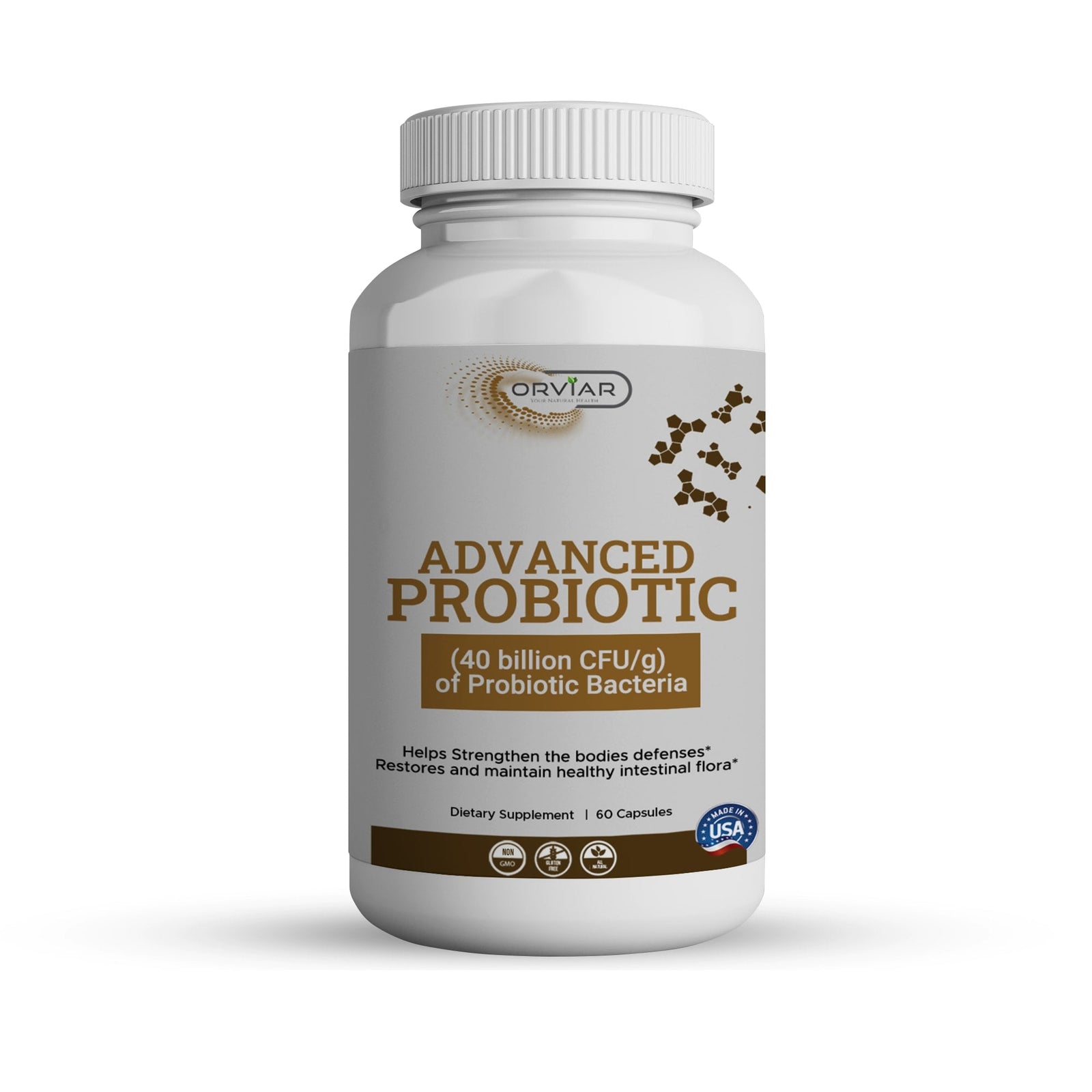 Complément Alimentaire  Probiotique  40 milliards d'CFU