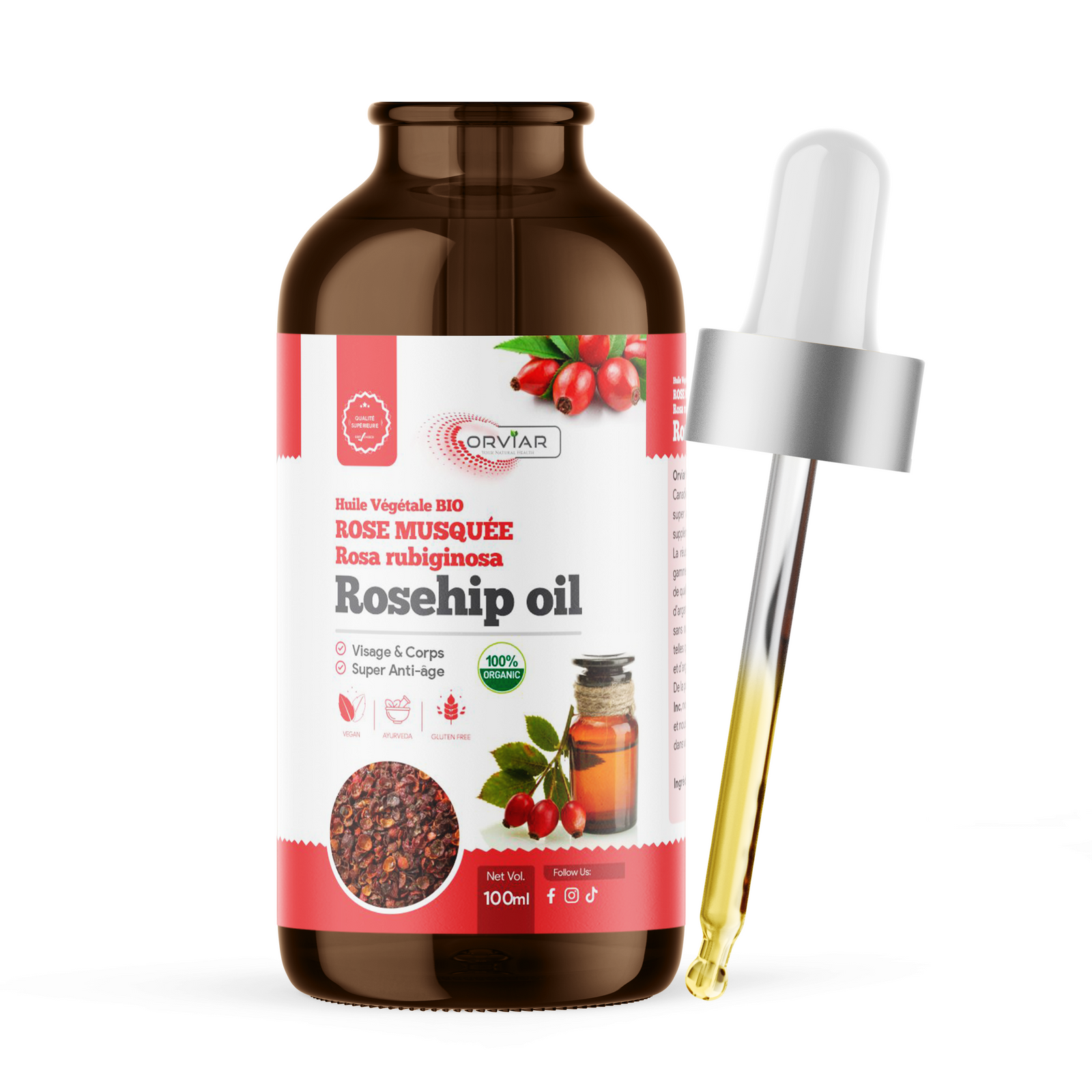 Huile Rose de Musquée BIO   100 ml