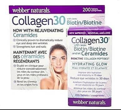 Complement Aliementaire Collagen30 avec céramides plus biotine,