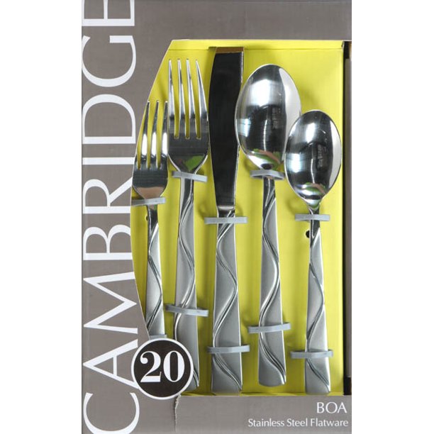 Cuillère à soupe en inox - 20 pièces Cambridge